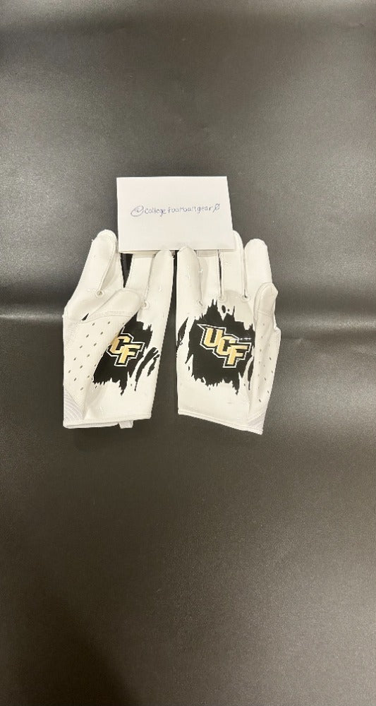 White Nike UCF Gloves