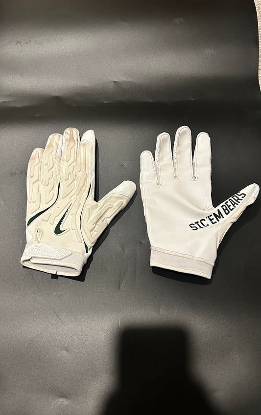 White Baylor Padded Gloves